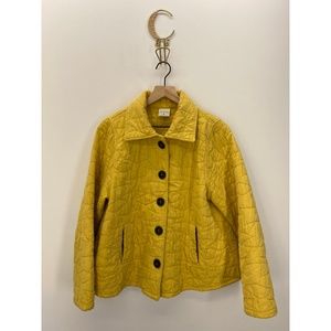 CMC by Color Me Cotton Button Down Jacket Yellow